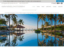 Tablet Screenshot of markfarwell.com